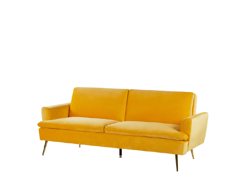 Háromszemélyes kanapé VARTEA (sárga)