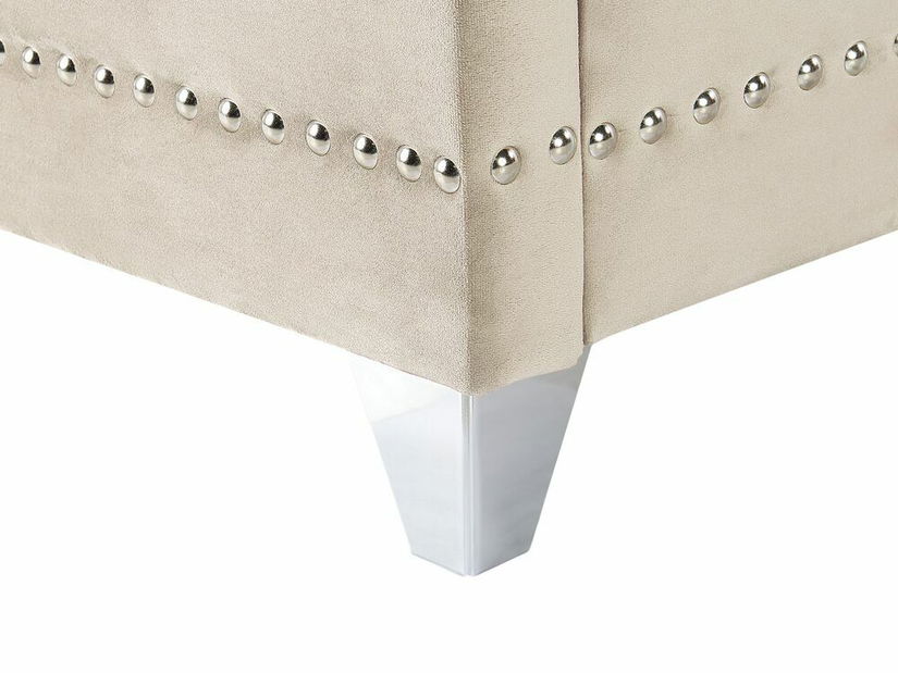 Bračni krevet 140 cm Aidan (bež) (s podnicom)