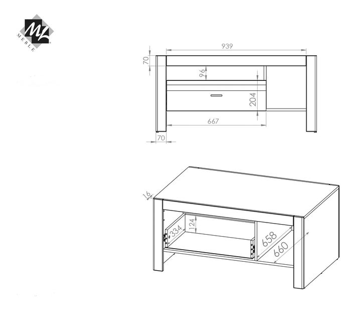 Stolić za kavu- ML Nábytok