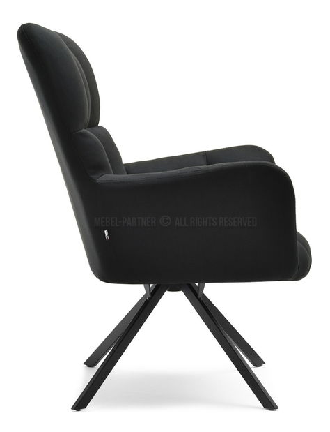 Fotel Kikino X (fekete)