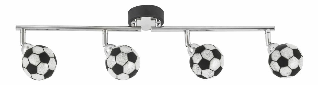 Dekoratívne svietidlo Frankie 4474 (chrómová + čierna)