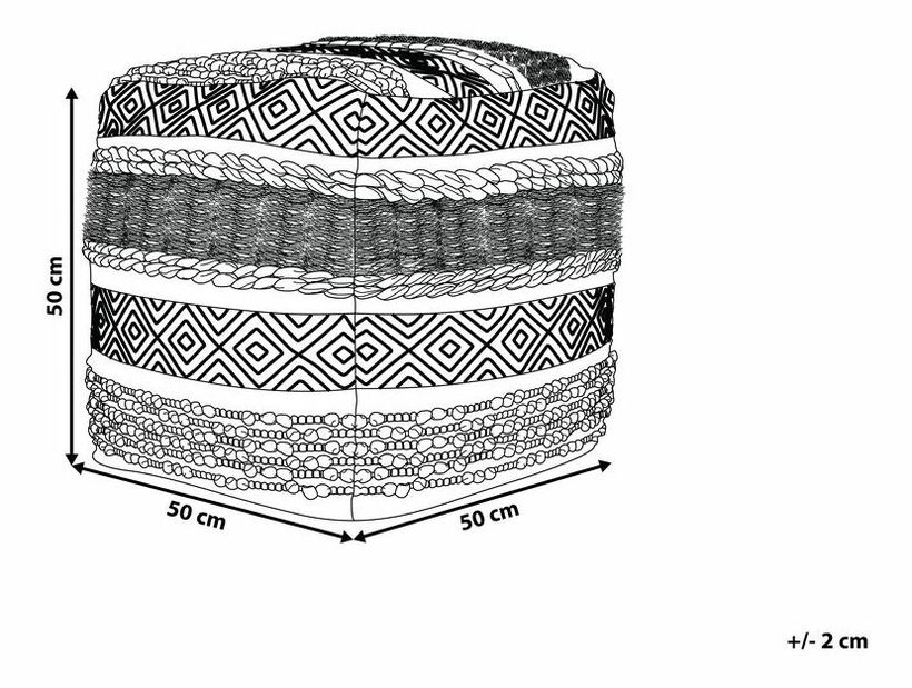 Taburete KANNA (crem)