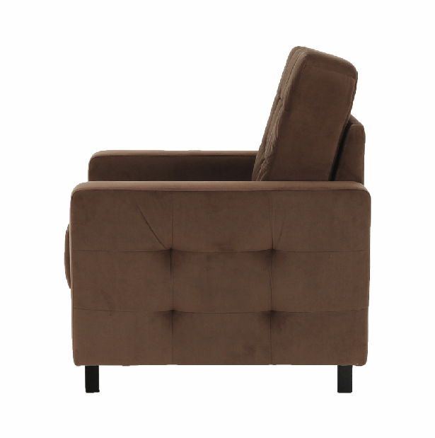 Relaxačné kreslo Merina (hnedá + wenge)