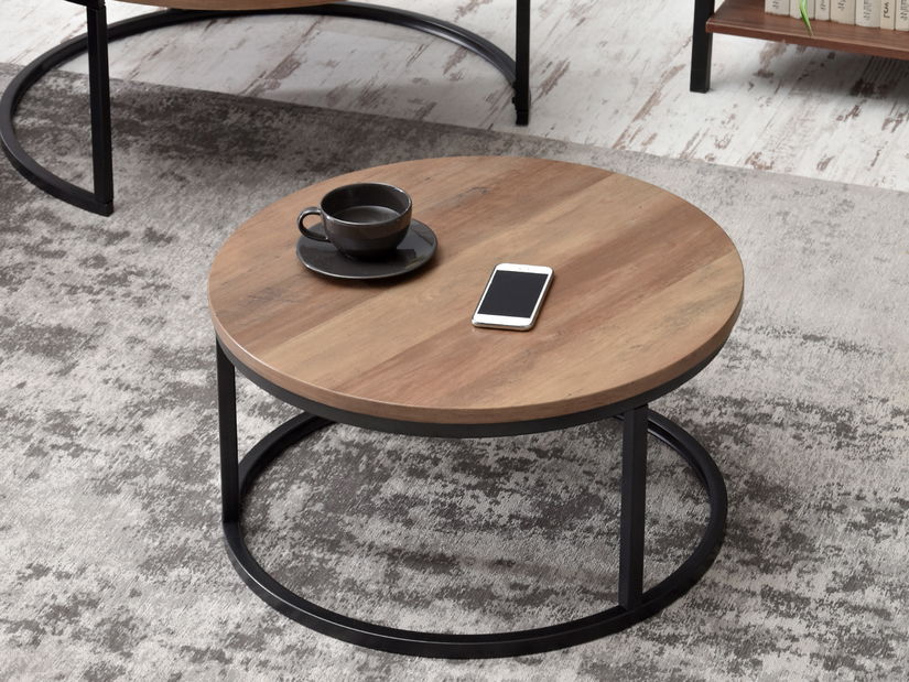 Stolić za kavu Kolja stolić S (orah + crna)