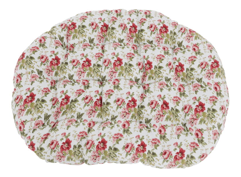 Felakasztható 2 személyes hintafotel Dali (fehér + virág minta) *bazár