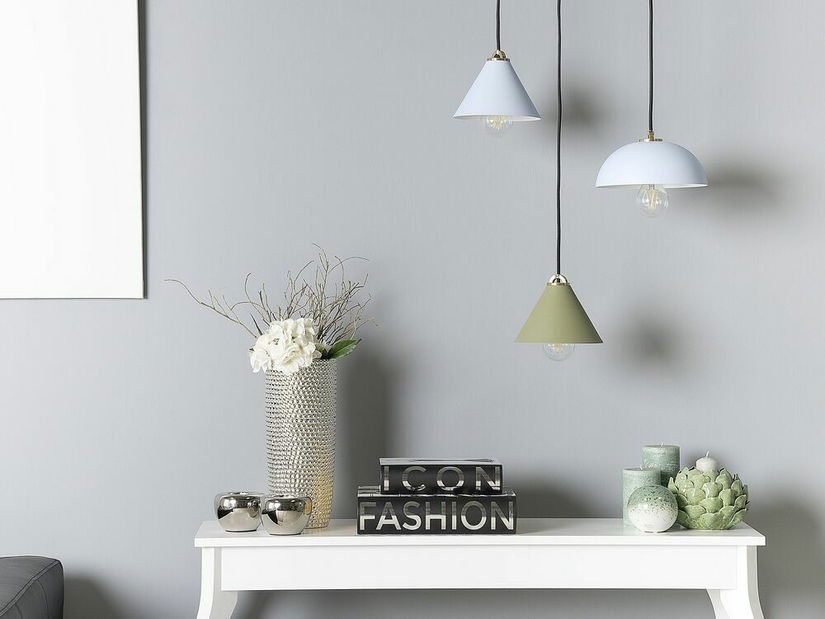 Závesná lampa Agron (svetlomodrá)