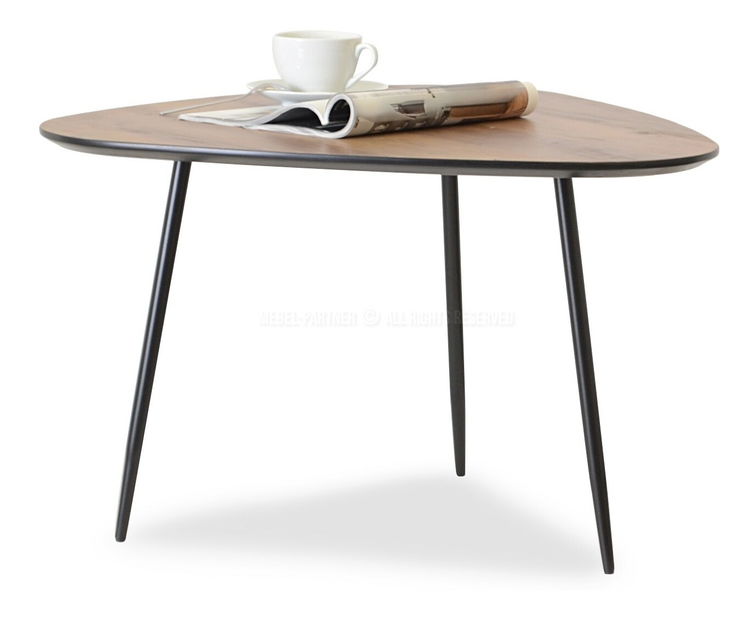 Măsuță de cafea Rossi Zest Xl (nuc + negru)