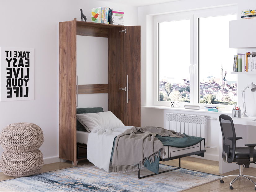 Krevet na sklapanje 90 Todd (craft tobaco) (vertikalni)