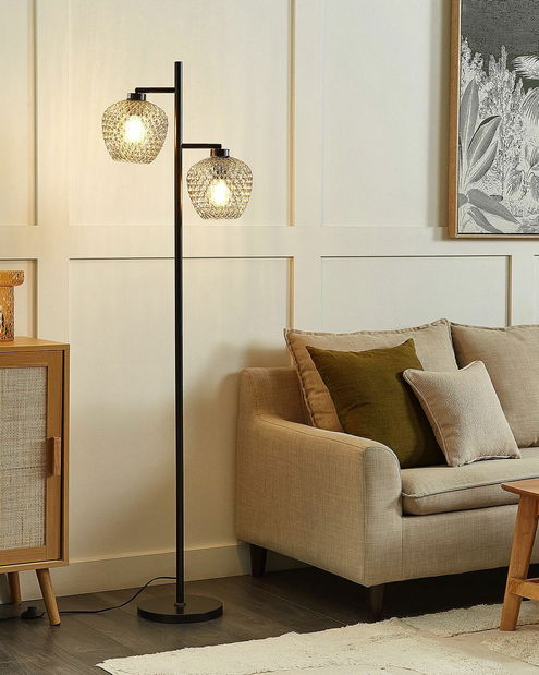 Stojanová lampa Suha (čierna) 