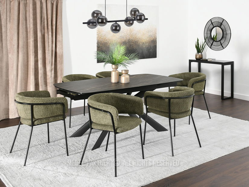 Szék Sorento (zöld + fekete)