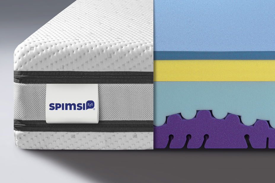 Habszivacs matrac SPIMSI Hűsítő 200x200 (T3/T4)