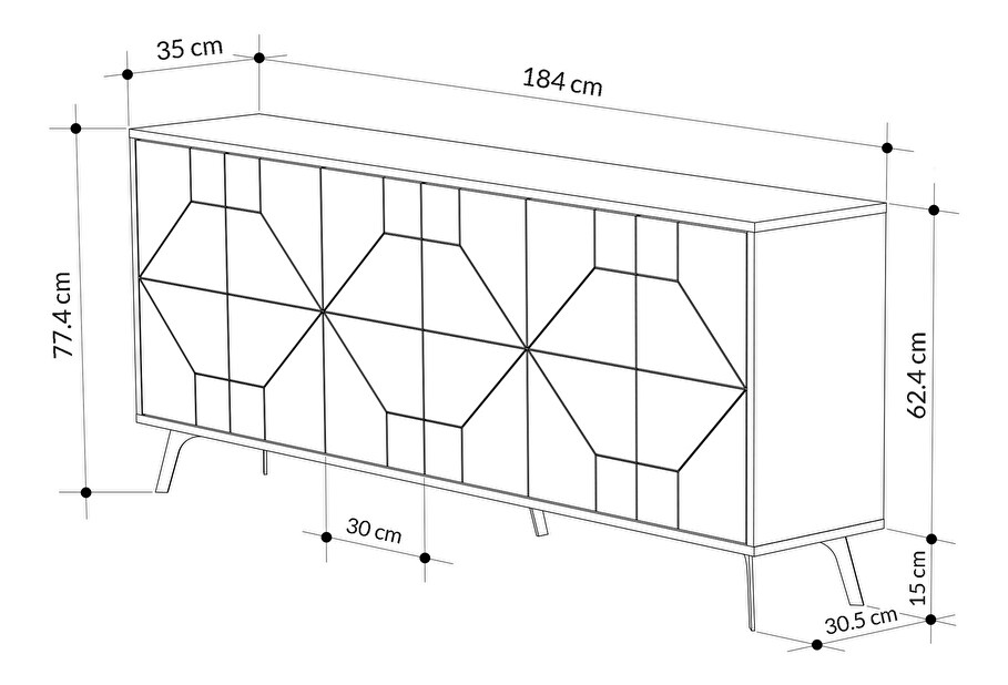 Dulap Duben (Antracit)