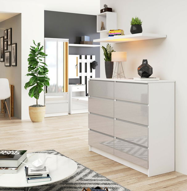 Komoda Kohen (metalický vysoký lesk)