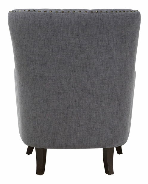 Kreslo ušiak Vaner (tmavosivá)