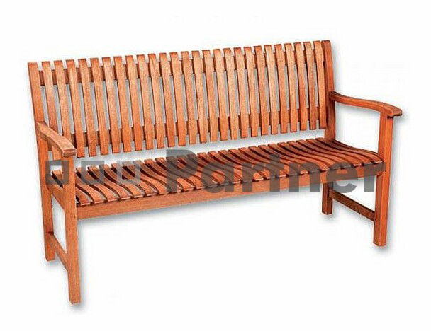 Záhradná lavička Lyon II. (Meranti)