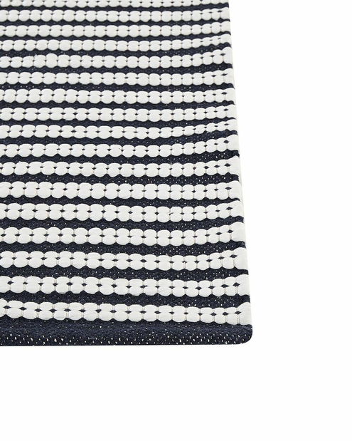 Koberec 80 x 150 cm Sofia (čierna + biela)