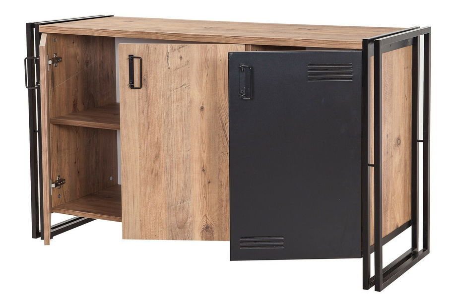 Dulap Cosmopolitan (Pin atlantic + Negru)