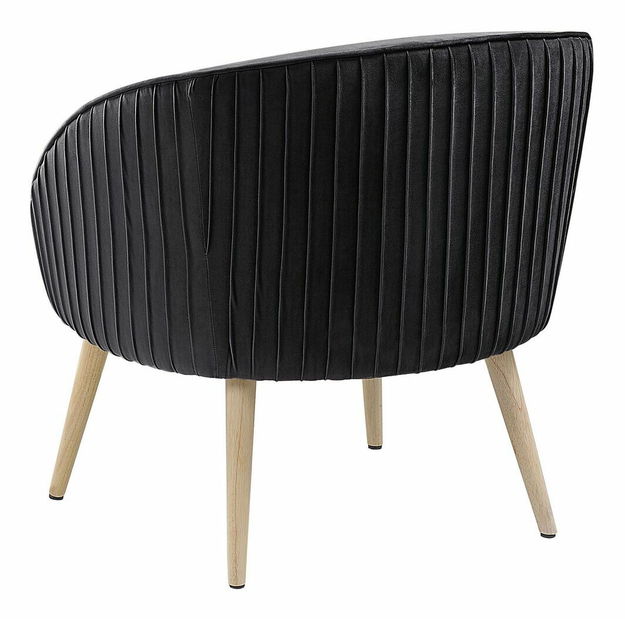 Fotel TOMSO (bársony) (fekete)