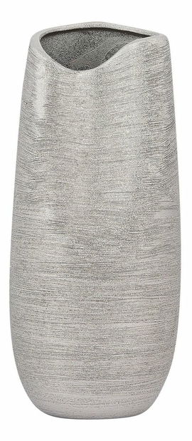 Váza DOTHAN 32 cm (sklolaminát) (strieborná)