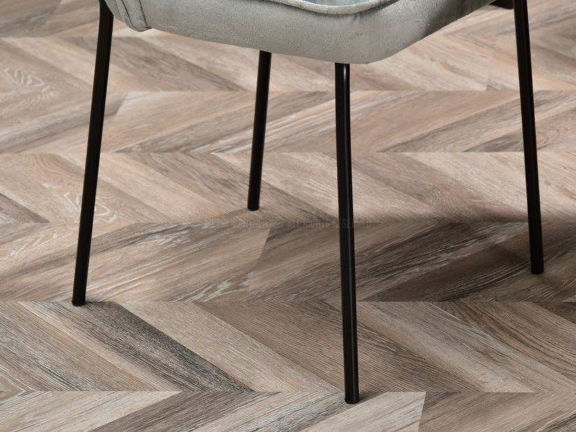 Jedálenská stolička Obrar (sivá + čierna)