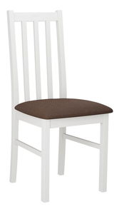 Scaun bucătărie Dalam X (alb + maro)