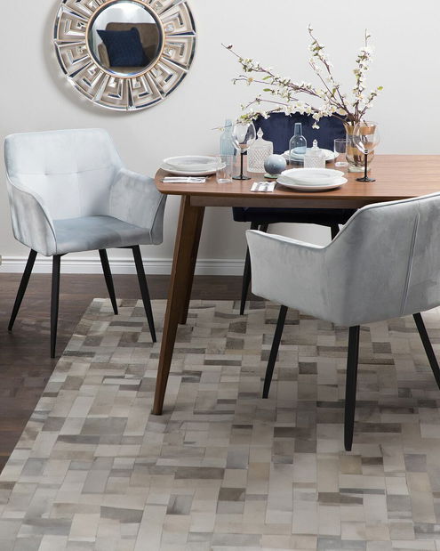 Set 2ks. jedálenských stoličiek Jardim (svetlosivá)