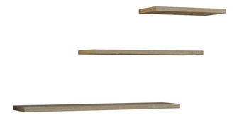 Set 3ks. nástenných políc Tachados 1 (dub sonoma)