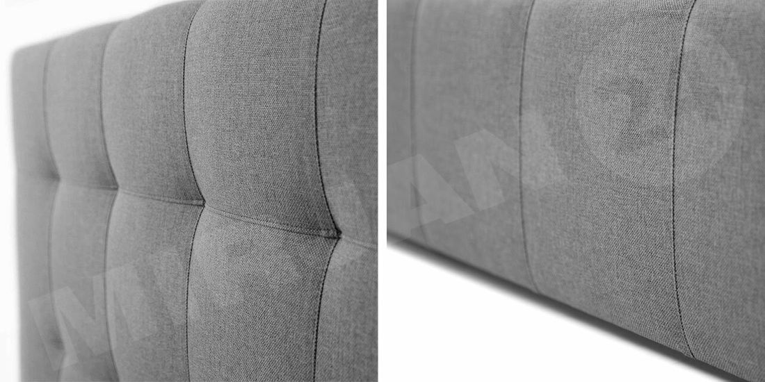 Franciaágy 140 cm Kendrick (öko-bőr Soft 020)