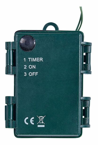 Božićni vijenac 270 cm Emmaline (zelena) (s rasvjetom)