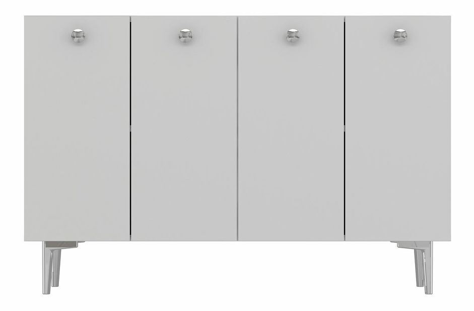 Skrinka Betia (biela + strieborná)