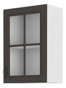 Dulap superior bucătărie Sheila 40 GS 72 1F (alb + grafit)