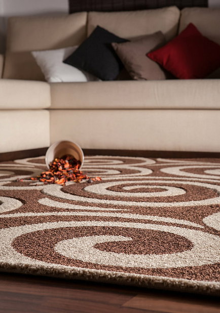 Kusový koberec Havanna Handcarving 412 Mocca