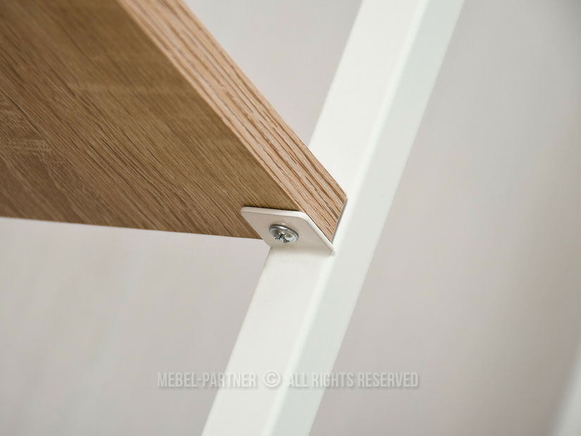 Regál Luca (szonoma + fehér)