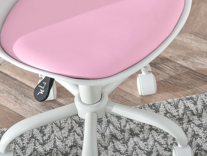 Detská stolička Footy (ružová + biela)