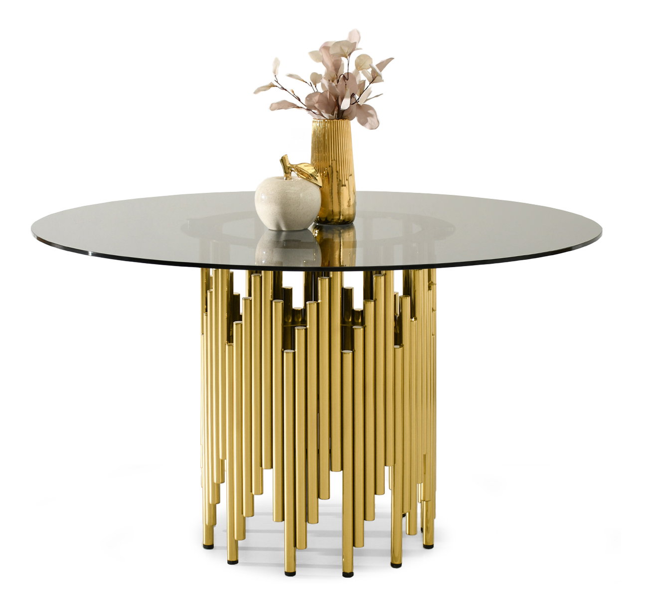 Jedálenský stôl Bufones (zlatá)