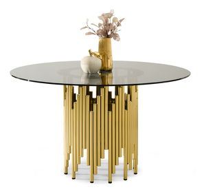 Jedálenský stôl Bufones (zlatá)