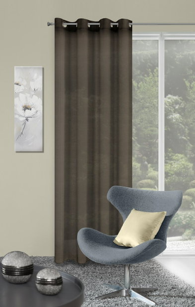 Záclona 140x250cm Ester (čokoládová) *výpredaj