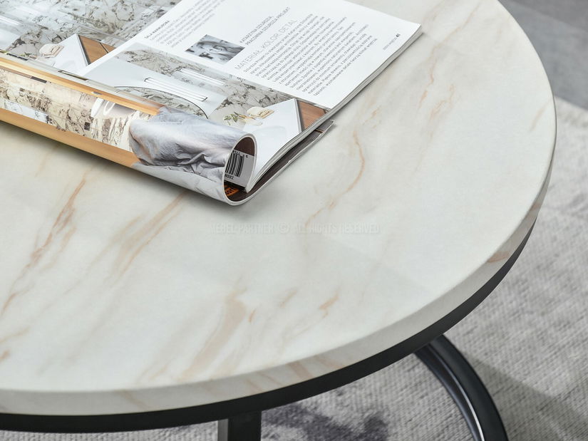 Dohányzóasztal Kolja Stolik S (bézs + fekete)