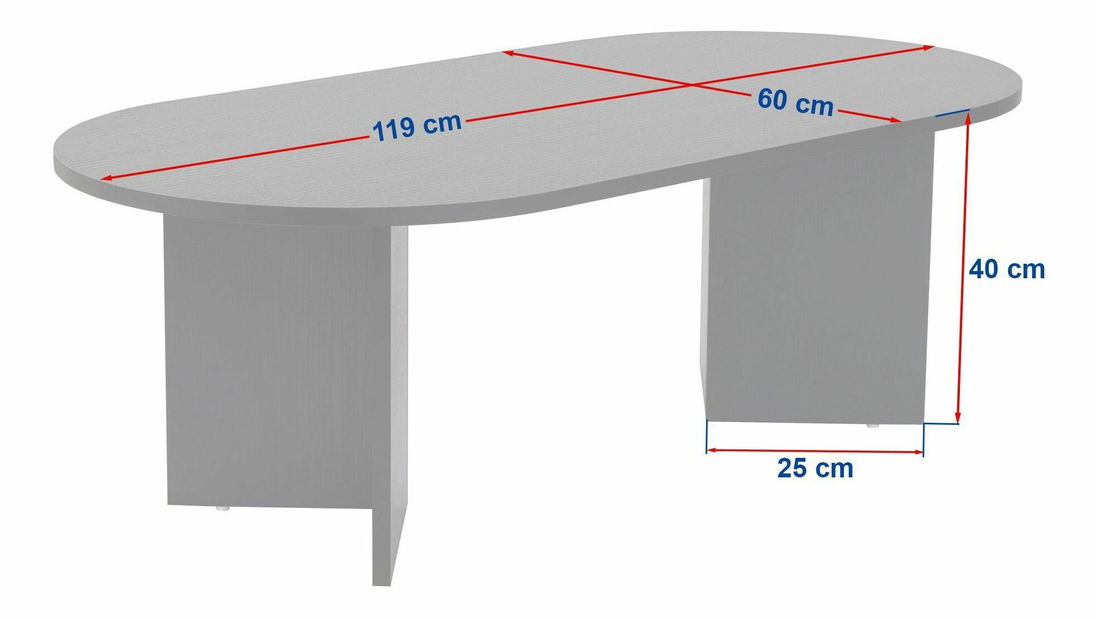 Măsuță cafea Sublime (Stejar)