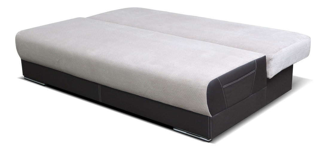 Háromszemélyes kanapé Olivia (szürke + fekete)