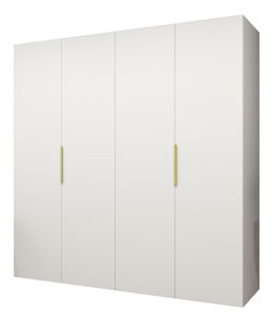 Ruhásszekrény 200 cm Mirabella 1 (fehér + arany)