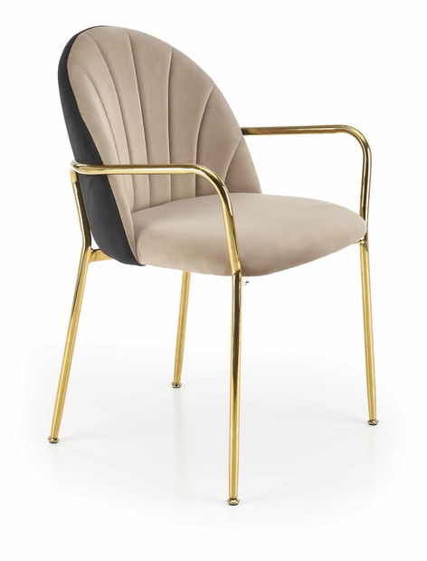 Scaun de sufragerie Kip (Negru)