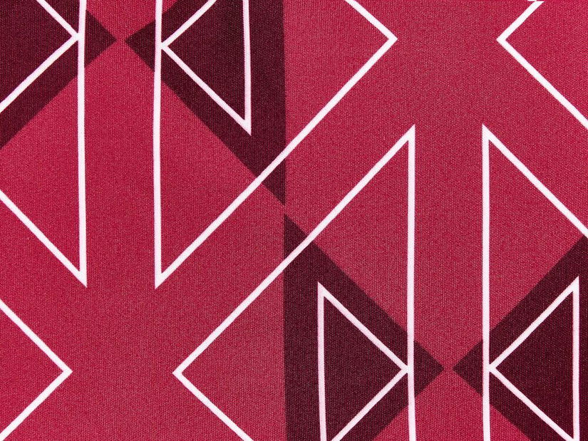 Sada 2 ozdobných vankúšov 40 x 60 cm Mezza (ružová)