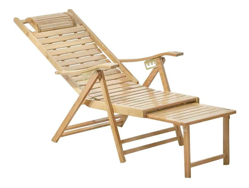 Vrtna fotelja Utah (prirodna + bambus)