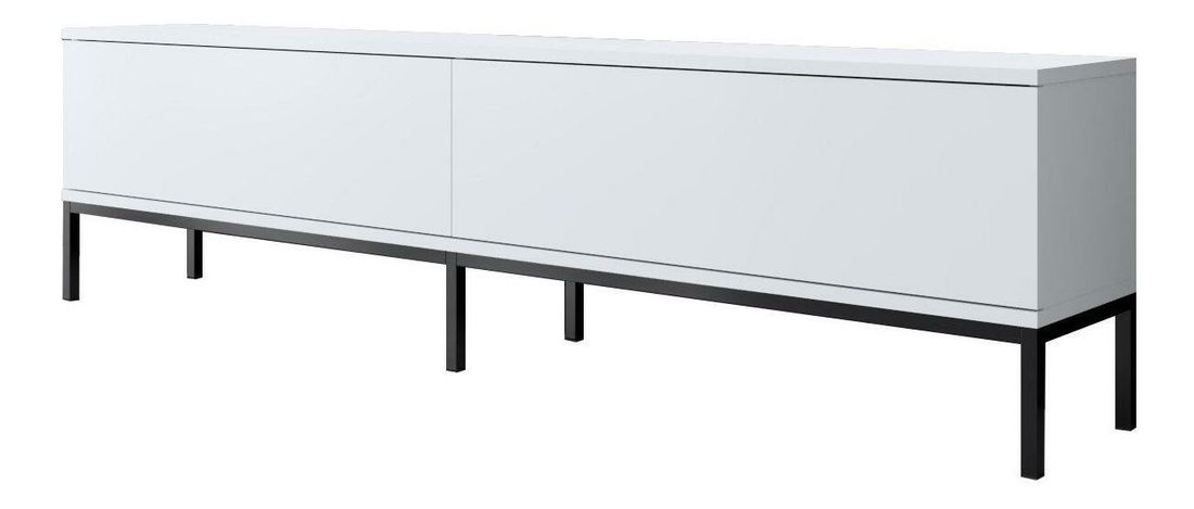 TV asztal/szekrény Vibubi 2 (fekete + fehér) 