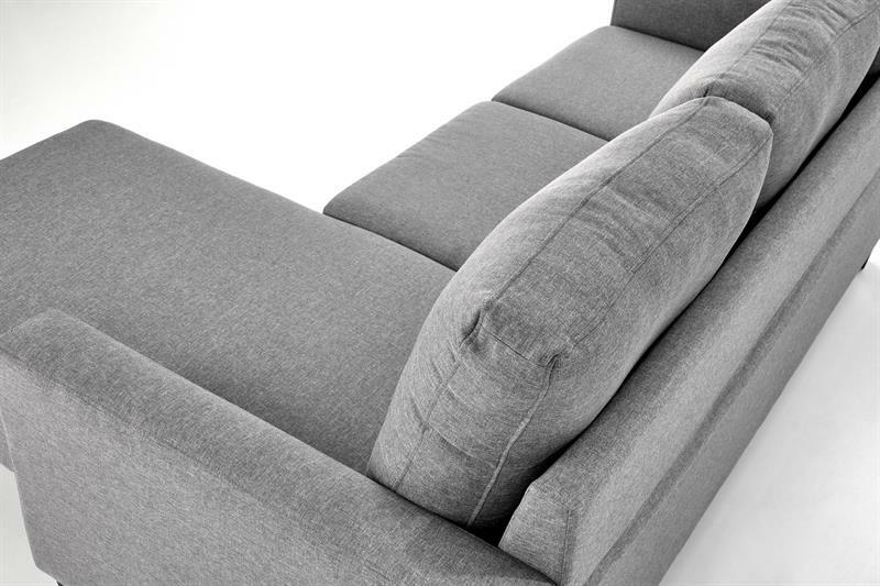 Sofa s tabureom Gerdon (siva)