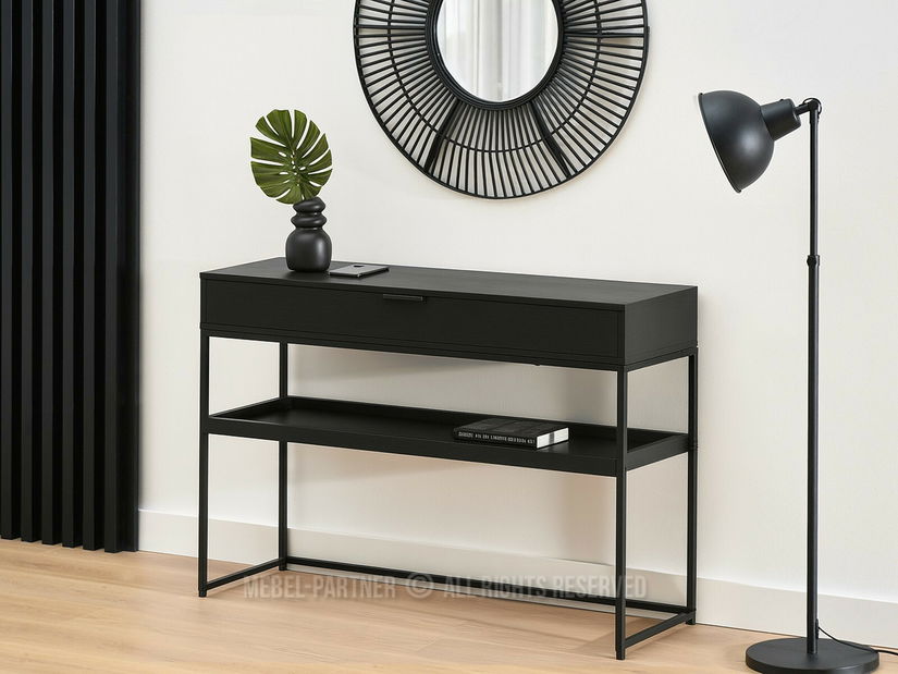 Măsuță consolă Nicamente (negru)