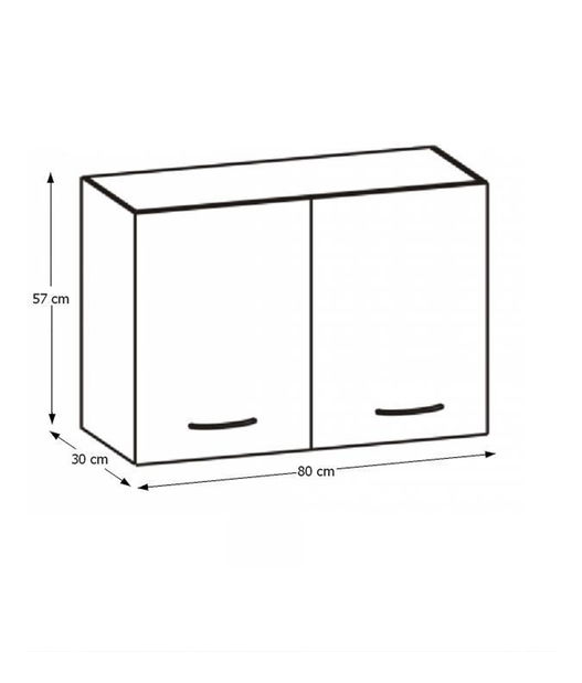 Gornji kuhinjski ormarić Hariva New G 80 