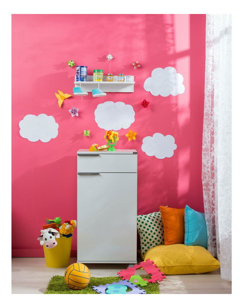 Komoda na kotačima Aderyn 1 (bijela)