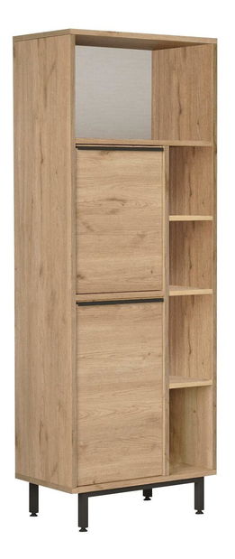 Kuhinjski regal Otto 10 A (orah + crna)